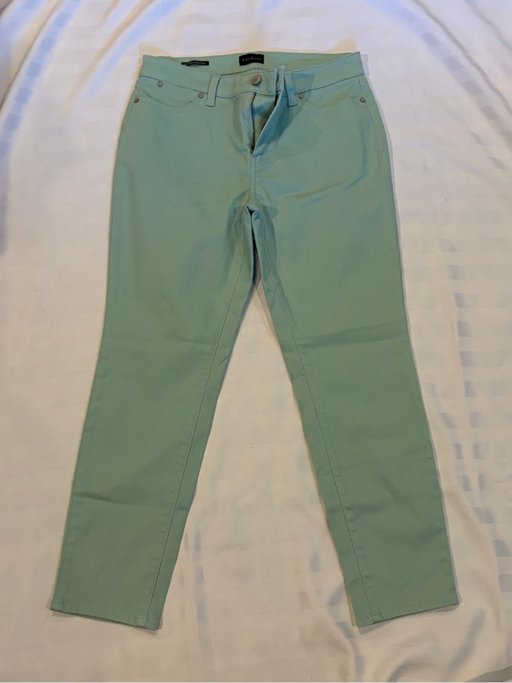 Talbots Mint Green Skinny Jeans